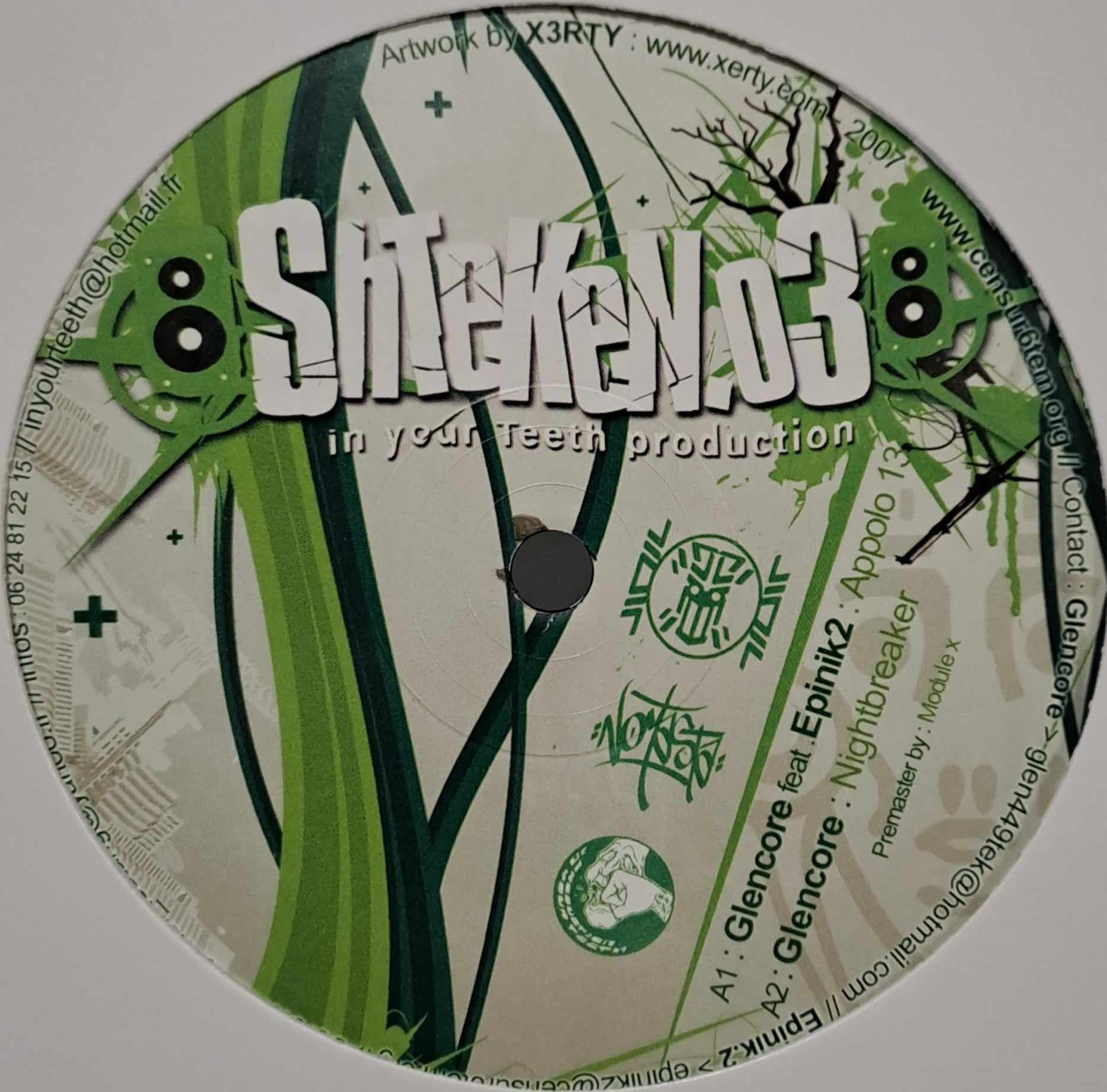 Shteken 03 (toute dernière copie en stock) - vinyle freetekno